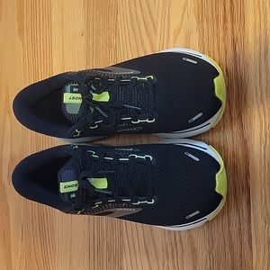 Brooks, Black/Yellow Ghost 14, Size 8.5